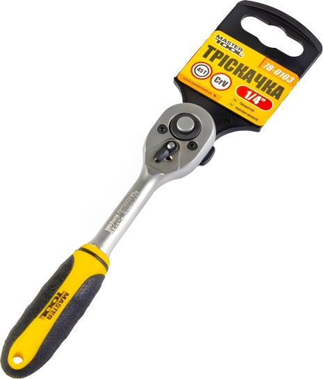 Трещотка для гаек ¼" 45T MASTERTOOL 78-0103 Трещотка для гаек ¼" 45T MASTERTOOL 78-0103