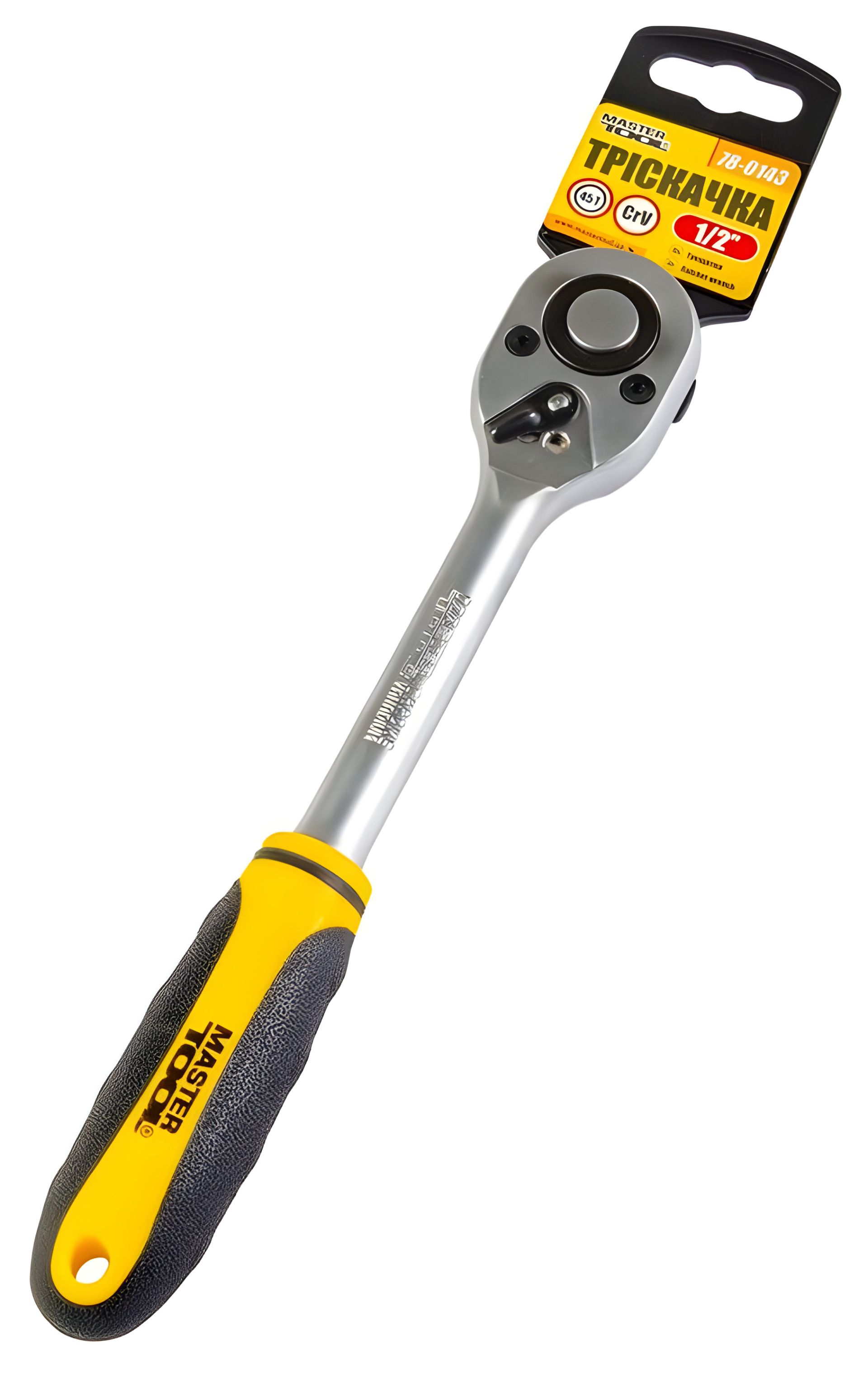 Трещотка MASTERTOOL ½" 45T 78-0143 Трещотка MASTERTOOL ½" 45T 78-0143