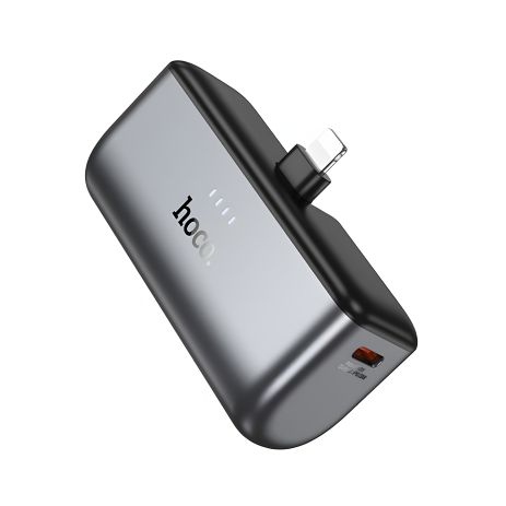 Повербанк Hoco Q31 5000mAh PD 20W + кабель Lightning black Повербанк Hoco Q31 5000mAh PD 20W + кабель Lightning black