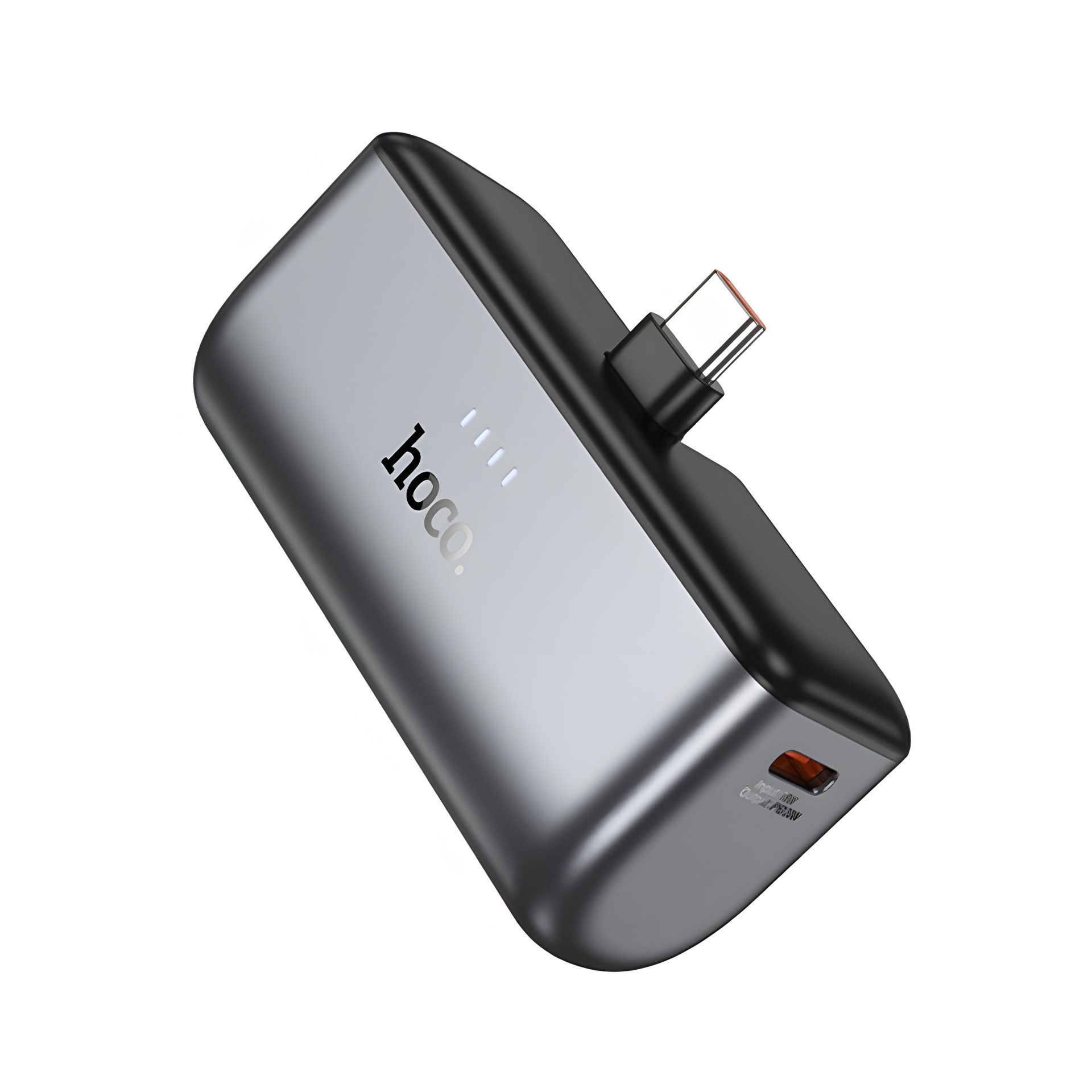Hoco Power Bank Q31 5000mAh PD 20W with Type-C Cable Black Hoco Power Bank Q31 5000mAh PD 20W with Type-C Cable Black