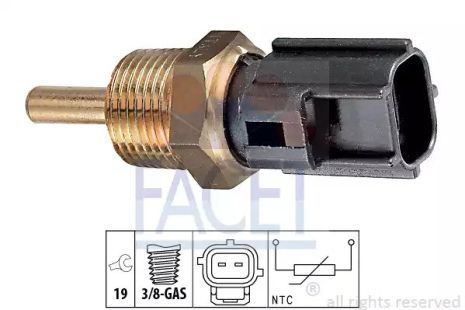 Датчик температури PEUGEOT 4007, Mitsubishi ASX/Colt/Galant/L200/Lancer/Outlander/Pajero 1.0-3.8 91-, FACET (