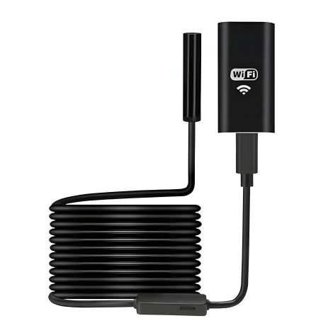 Ендоскоп для смартфона wifi бездротовий Kerui YPC99-2 метра, м'який кабель, 8 мм діаметр Ендоскоп для смартфона wifi бездротовий Kerui YPC99-2 метра, м'який кабель, 8 мм діаметр