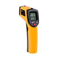 Електронний цифровий інфрачервоний термометр VKTECH GM320, до 380 градусів