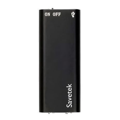 Мініатюрний диктофон Savetek 200 (GS-R01s), 32 Гб, Mp3, VOX, 8 годин запису з активацією голосом