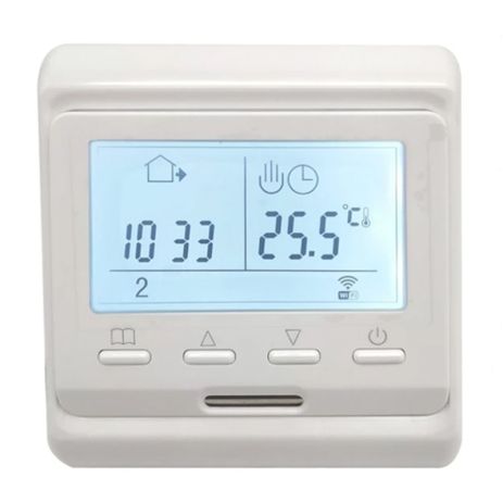 Wifi термостат для газового та електричного котла з LCD дисплеєм Minco Heat MK60L, білий