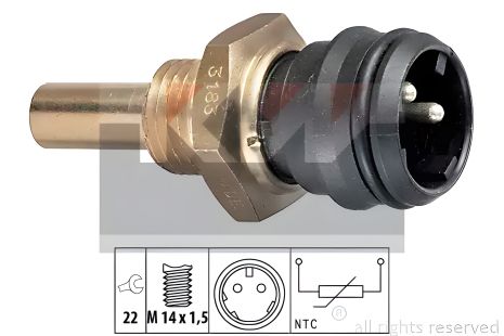 Температури датчик MERCEDES-BENZ E-CLASS, MERCEDES-BENZ SPRINTER, MERCEDES-BENZ C-CLASS, KW (530183)