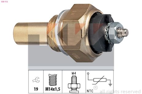 Датчик температури MERCEDES-BENZ T2/LN1, KW (530112)