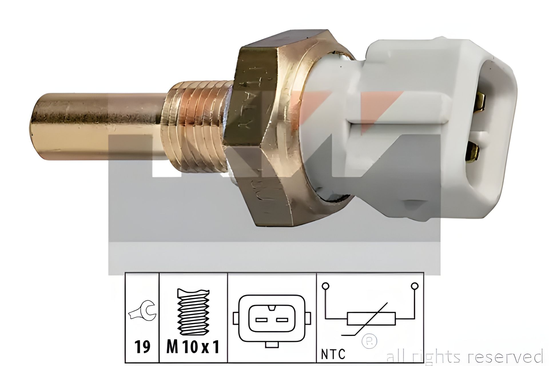 Температурний датчик VW GOLF, SEAT IBIZA, AUDI A6, KW (530171) Температурний датчик VW GOLF, SEAT IBIZA, AUDI A6, KW (530171)