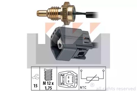 Датчик температури FORD FOCUS, FORD C-MAX, FORD MONDEO, KW (530295)