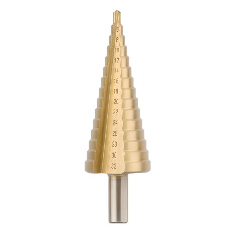 Ступінчасте свердло по металу 4-32 мм INTERTOOL SD-5832