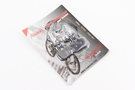 Тормозные колодки Disk-brake (Formula The one, R1, Mega), чёрные YL-1034