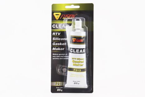 Герметик силиконовый высокотемпературный ПРОЗРАЧНЫЙ "Gasket Maker CLEAR" 85g