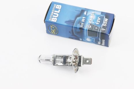 Лампа фари галоген H1 12V55W P14.5S