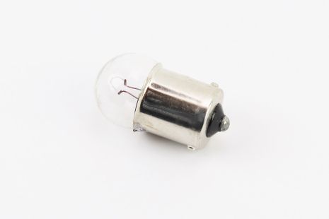 Лампа повороту (біла з цоколем) 12V/10W G18 BA15s