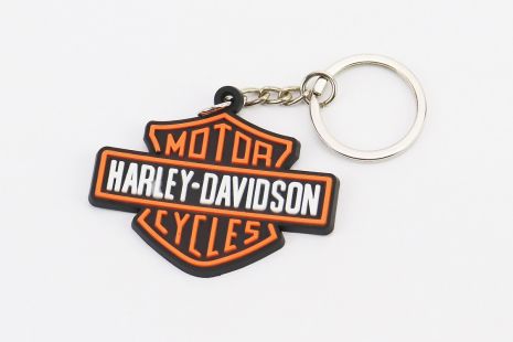 Брелок "HARLEY-DAVIDSON", резиновый 51х35мм