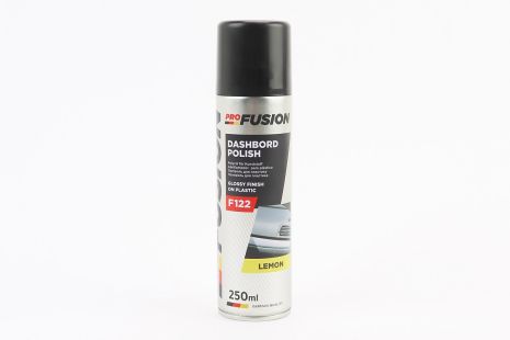 Полироль для пластика с ароматизатором (лимон) "DASHBOARD POLISH", Аэрозоль 250ml