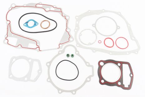Прокладки двигуна CB-200 63,5мм, к-кт 16 деталей (червона нитка)