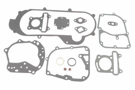 Прокладки двигуна 50-39мм, к-кт 13 деталей, короткий варіатор (метал)