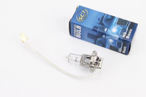 Лампа фари H3 12V 55W галогенна Basic