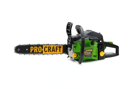 Бензопила ланцюгова Procraft GS-50/2 (шина+ланцюг 45, шина+ланцюг 40) NEW, Зелений Бензопила ланцюгова Procraft GS-50/2 (шина+ланцюг 45, шина+ланцюг 40) NEW, Зелений