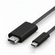 Type-C to HDMI Adapter 4K 60Hz, 1.8m, Plastic/Nylon Black-Grey (TH001-PPV18K-460)