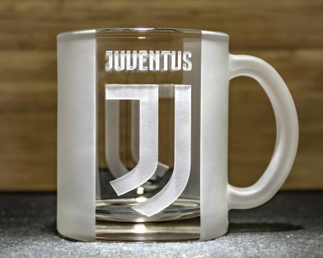 Чашка с логотипом футбольного клуба Ювентус, FC Juventus SandDecor