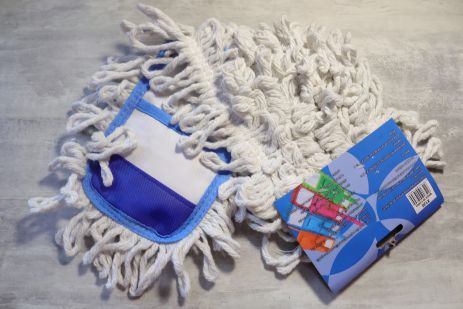 Запасна насадка на швабру-натирач з підкладкою з бавовни 40*10 см