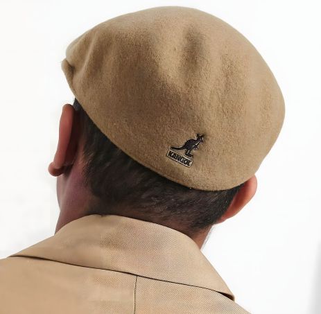 Берет Kangol у бежевому кольорі, англія Берет Kangol у бежевому кольорі, англія