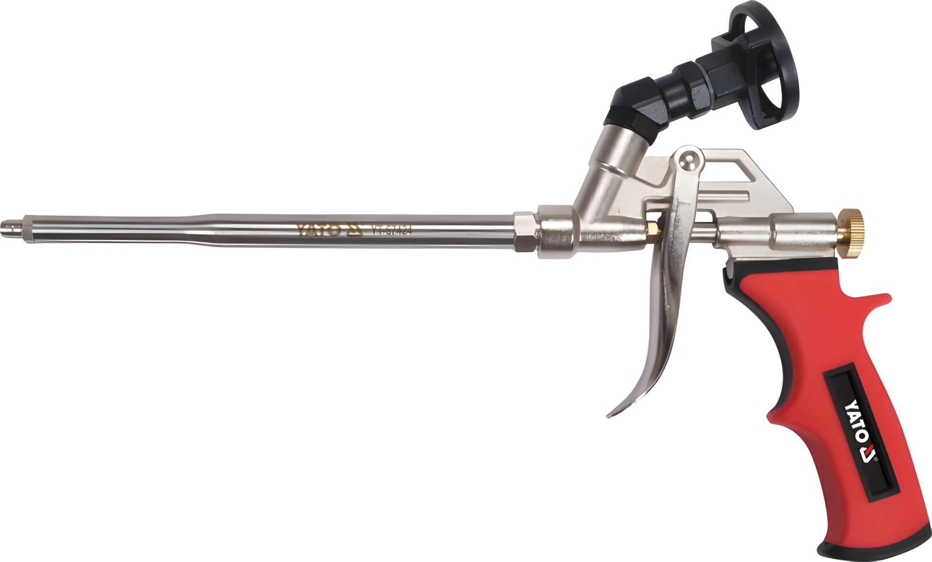 Пистолет для нанесения PU массы с шарнирным приемником, ствол 200 мм, общая длина 315 мм от Yato (YT-67424) Пистолет для нанесения PU массы с шарнирным приемником, ствол 200 мм, общая длина 315 мм от Yato (YT-67424)