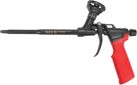 PU маса пістолет із блокувальним вентилем: ствол l = 200 мм, заг. відстань - 315 мм Yato YT-67434
