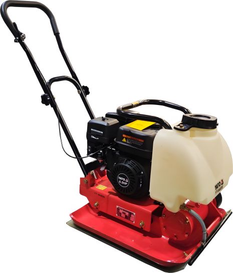 Бензиновая вибрационная плита с вод баком, 6,5 л.с., Yato YT-84836