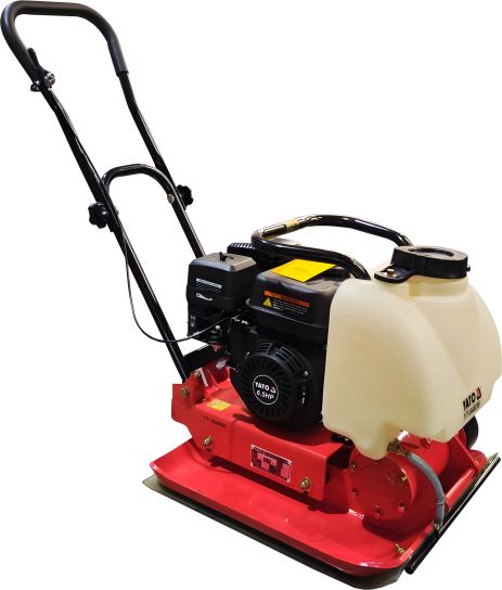 Вібраційна бензинова плита з водяним баком дв-6,5 л. 5500 кол/хв, хід-25см/с, глиб. ущільн 38см Yato (YT-84836) Вібраційна бензинова плита з водяним баком дв-6,5 л. 5500 кол/хв, хід-25см/с, глиб. ущільн 38см Yato (YT-84836)