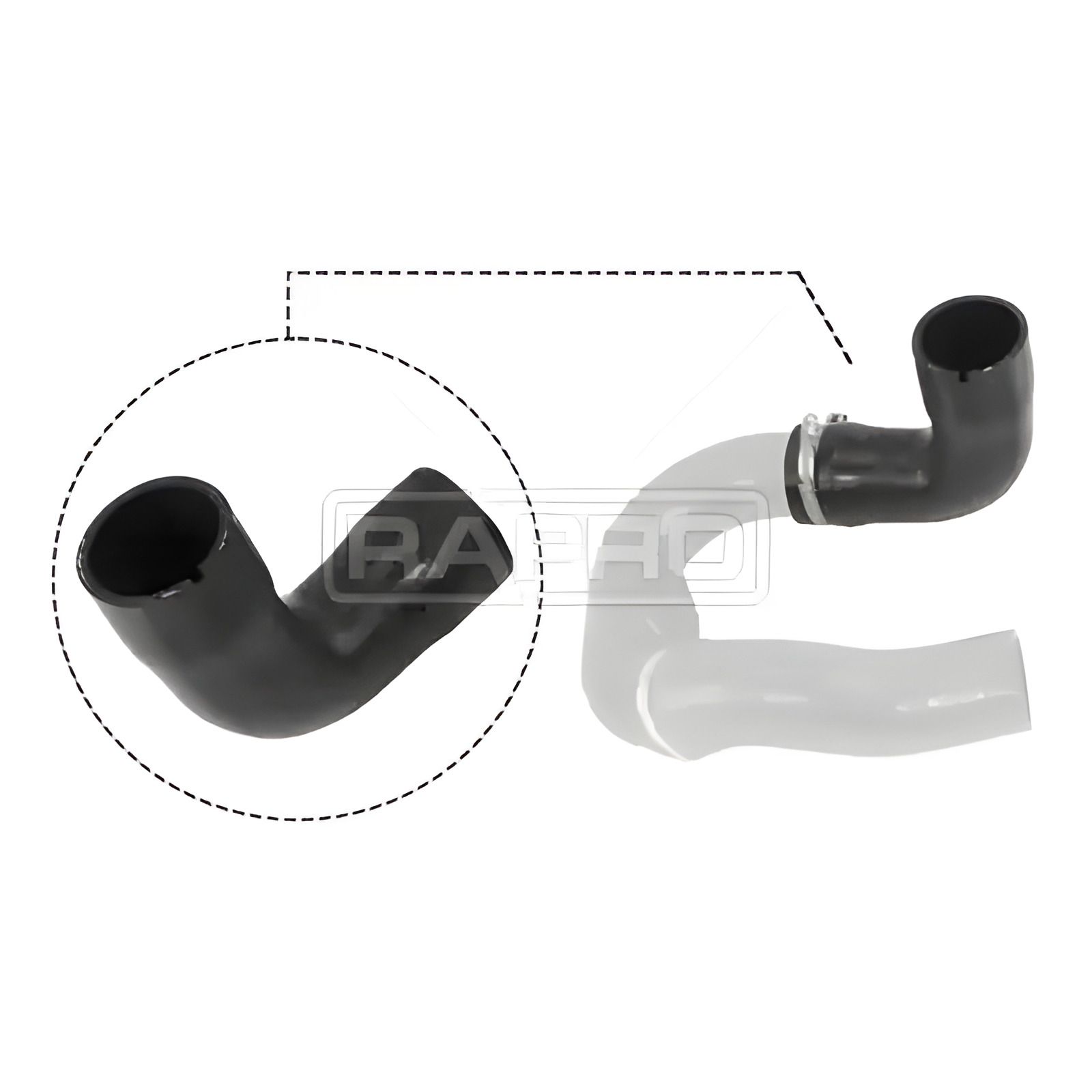 Інтеркулерний патрубок Doblo/Combo 1.6D/2.0D Multijet 10- L, RAPRO (11591) Інтеркулерний патрубок Doblo/Combo 1.6D/2.0D Multijet 10- L, RAPRO (11591)