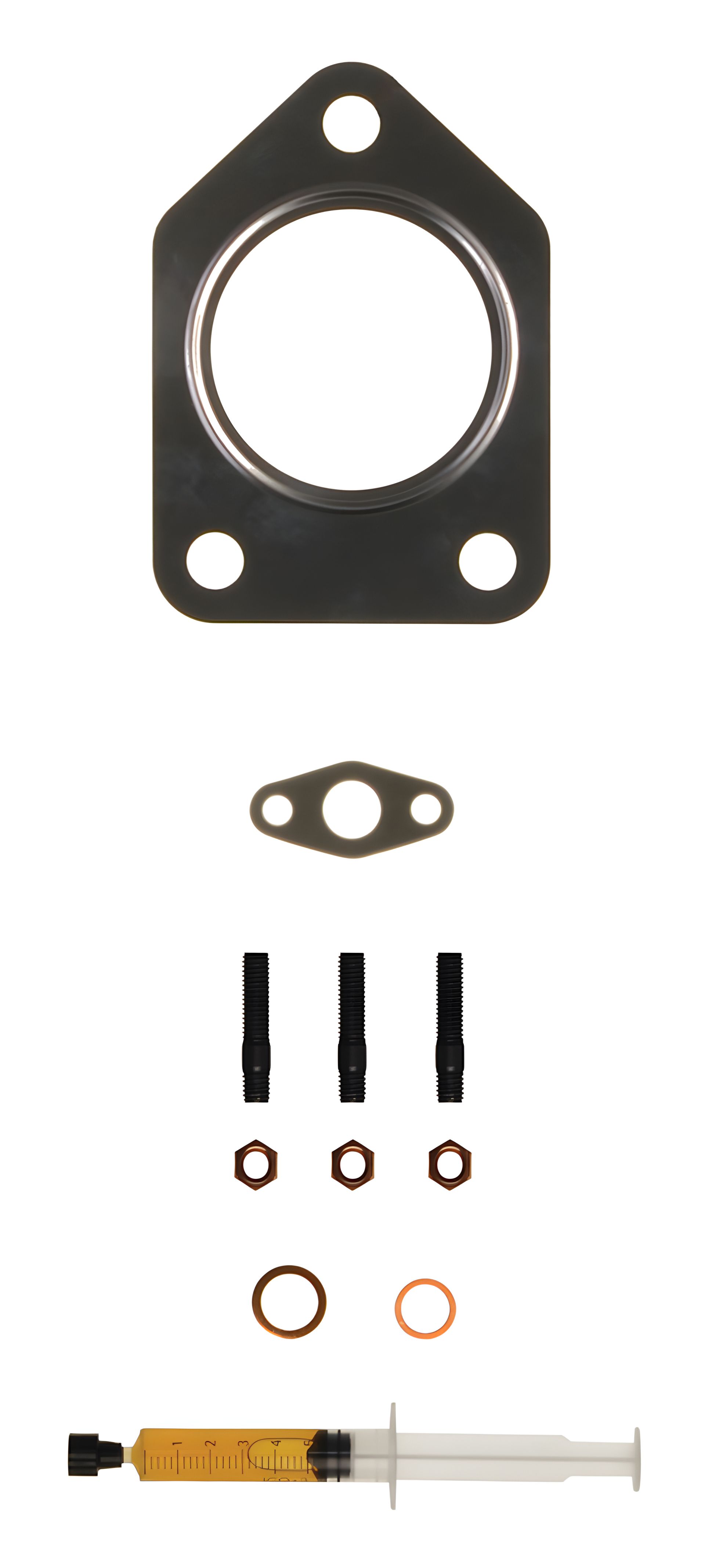 Комплект прокладок для турбіни BMW моделей E81/E87/E90/E60/E83 з двигуном N47 (2003-2012), від AJUSA (JTC11570) Комплект прокладок для турбіни BMW моделей E81/E87/E90/E60/E83 з двигуном N47 (2003-2012), від AJUSA (JTC11570)