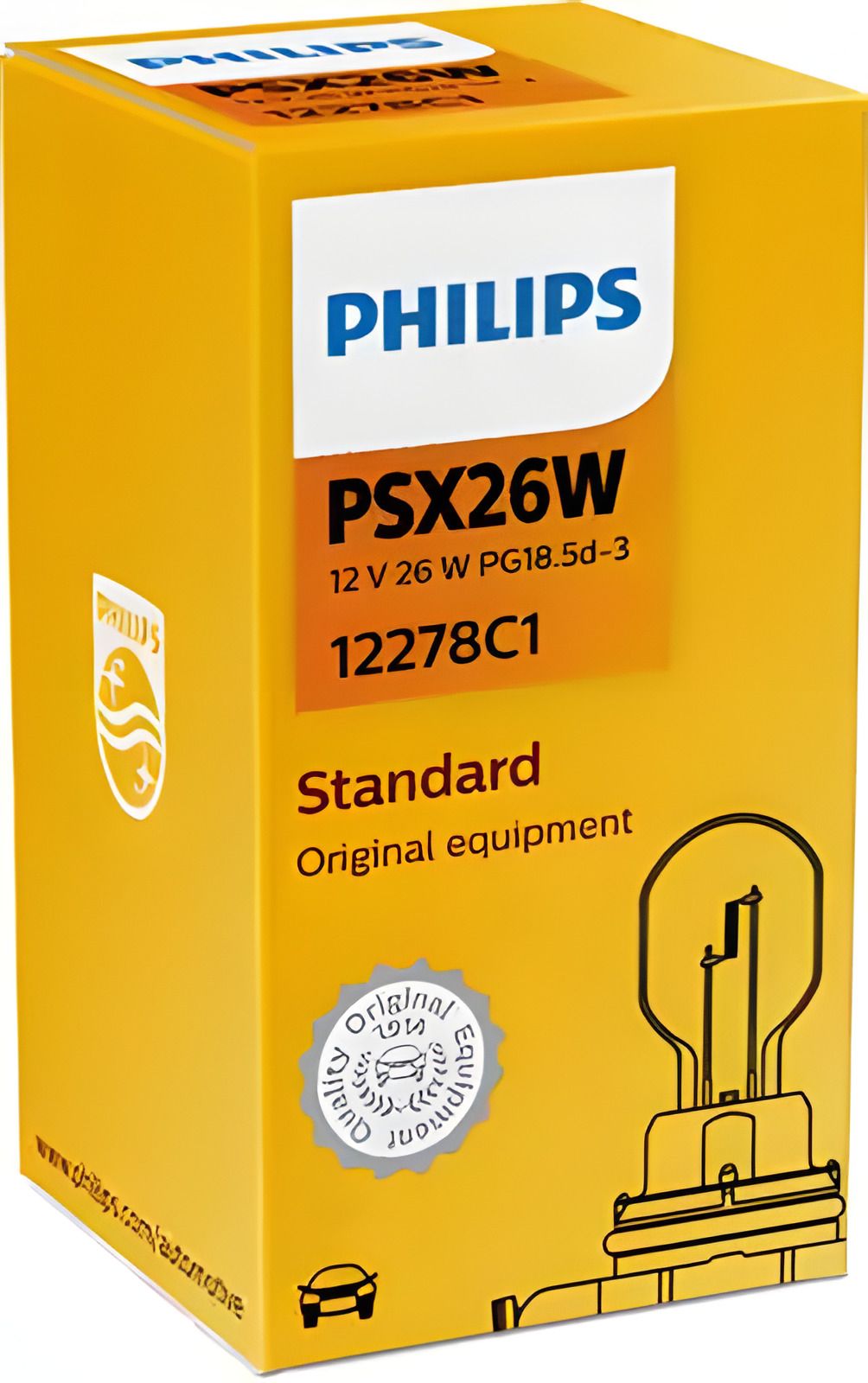Лампа розжарювання PSX26W 12V 26W PG18.5d-3 HIPERVISION , PHILIPS (12278C1) Лампа розжарювання PSX26W 12V 26W PG18.5d-3 HIPERVISION , PHILIPS (12278C1)
