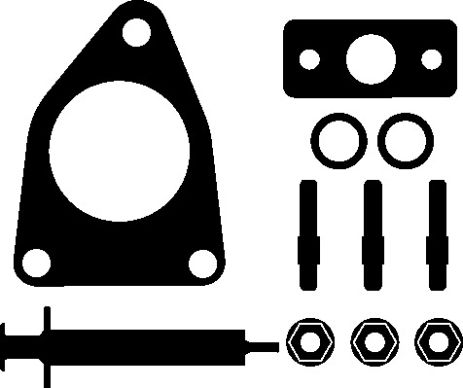 Монтажний комплект, компресор PSA 2,0 HDI DW10BTED4 ELRING (714640)