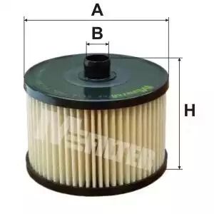 Паливний фільтр, 2.0hdi Scudo/Expert 07-/Citroen C4/C5 MFILTER (DE3116)