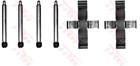 Комплект для монтажа тормозных колодок MERCEDES C(W202,S202)/S(W126)/(W124) R 84-00, TRW (PFK204)