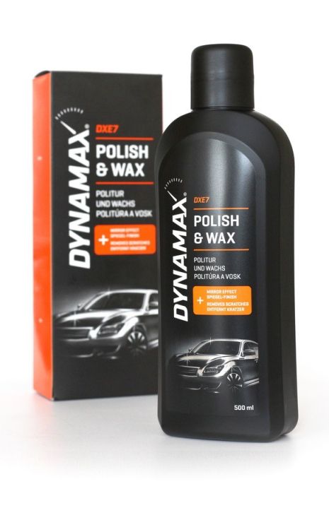 Полироль кузова с воском DXE7 POLISH AND WAX (500ML), DYNAMAX (502473)