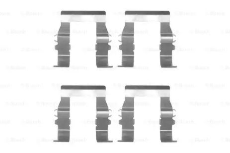 К-кт монтажный торм. колодок MITSUBISHI Galant/L200/400/Outlander/Pajero/Space.. \\2,0-3,5 \\90, BOSCH (198747