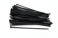 Хомут пластиковий BLACK 7,6 X 300 мм (100 шт), BOSMA (5510)