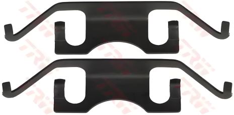 Ремкомплект колодок гальмівних Mercedes CL/E/SL C115/W211/R230 99-06 R, TRW (PFK487)