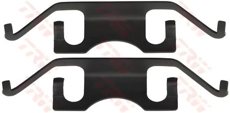 Ремкомплект гальмових колодок Mercedes CL/E/SL C115/W211/R230 99-06 R, TRW (PFK487)