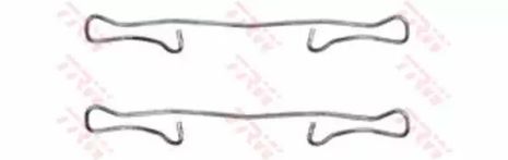 Монтажный комплект тормозных колодок FORD, MB, OPEL передн. TRW (PFK302)