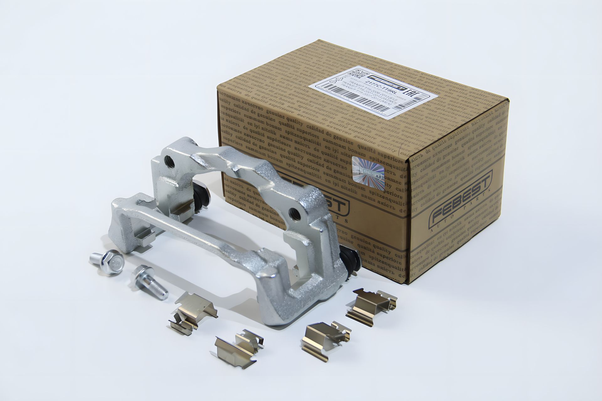 Скоба заднего суппорта L для Transit 06-14, FEBEST (2177CTT9RL) Скоба заднего суппорта L для Transit 06-14, FEBEST (2177CTT9RL)