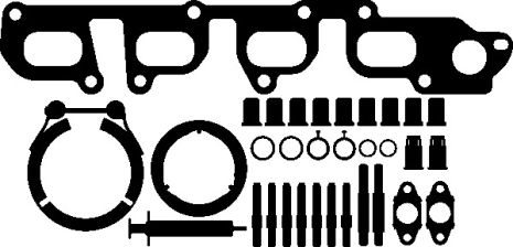 Комплект прокладок турбины VW T5 2.0TDI CFCA, ELRING (323400)