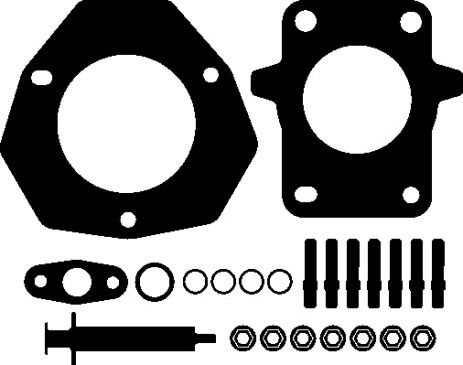 Прокладка турбины (к-кт) Renault Megane/Scenic 1.4 TCe 09-, ELRING (572870)