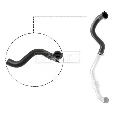 Інтеркулер патрубок Megane II 1.5dCi 03-, RAPRO (12622)