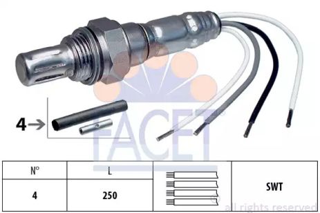 Лямбда-зонд Mercedes/BMW/Audi/VW, FACET (107007)