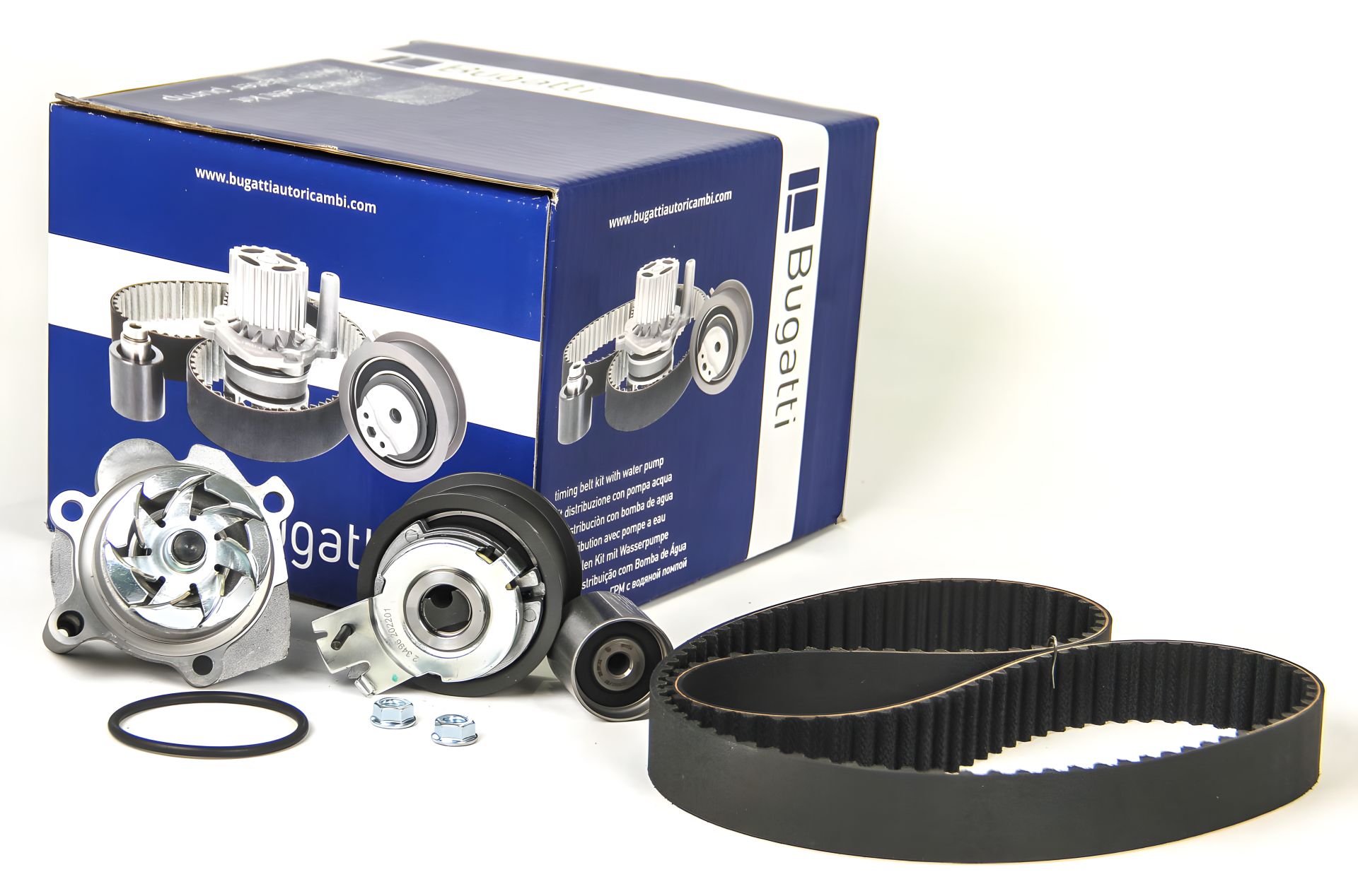 ГРМ комплект (+ насос) 1.9TDI Caddy 04-/T5 03-/Golf IV/V/Passat 01-/Jetta 05-, BUGATTI (KBU10227A) ГРМ комплект (+ насос) 1.9TDI Caddy 04-/T5 03-/Golf IV/V/Passat 01-/Jetta 05-, BUGATTI (KBU10227A)